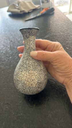Mosaic type small vase