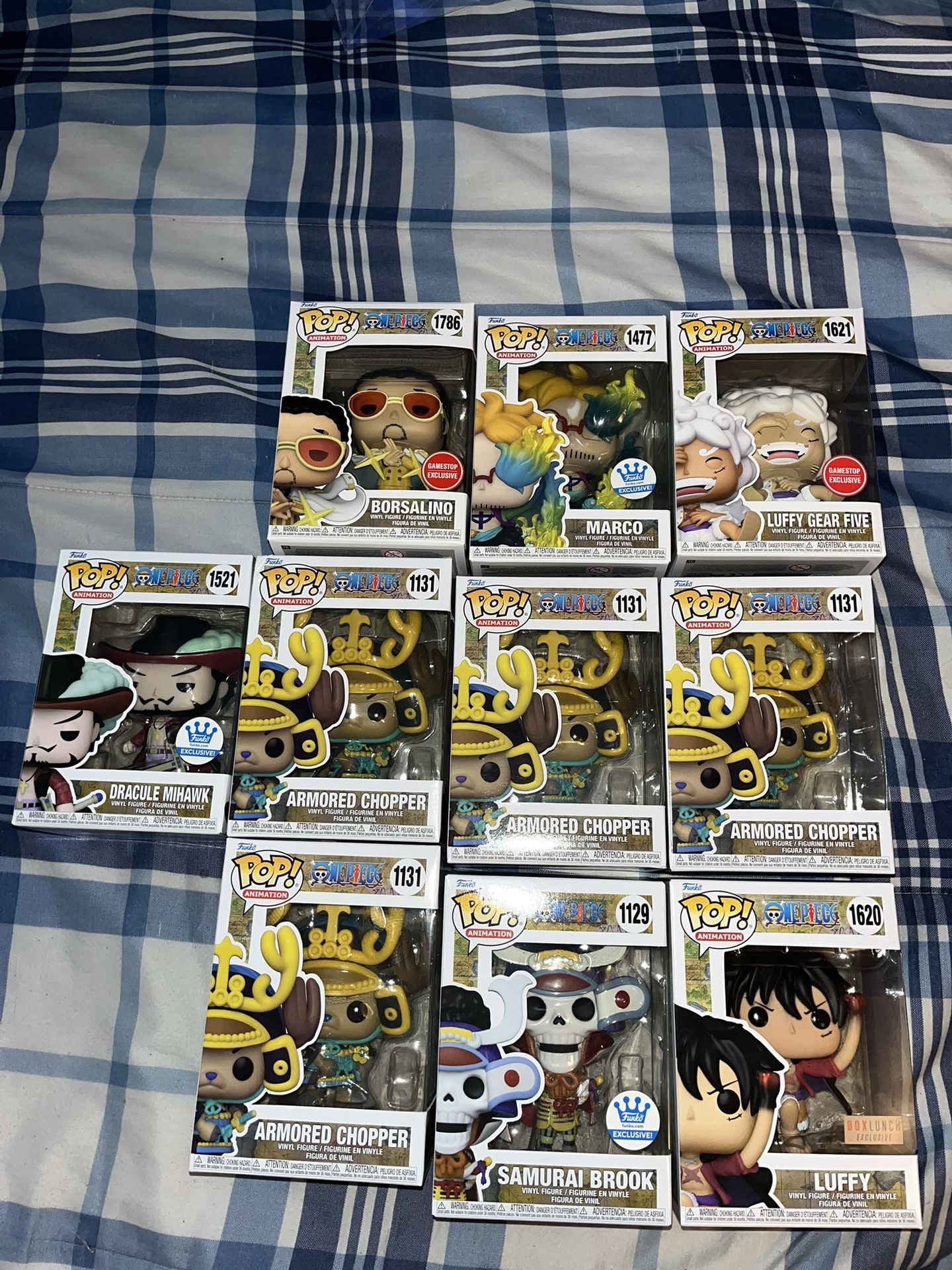 One Piece Funko Pop Lot