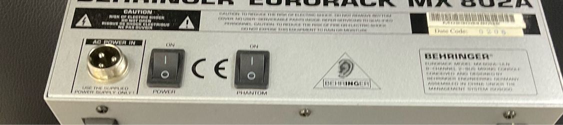 Behringer eurorack mx 802a