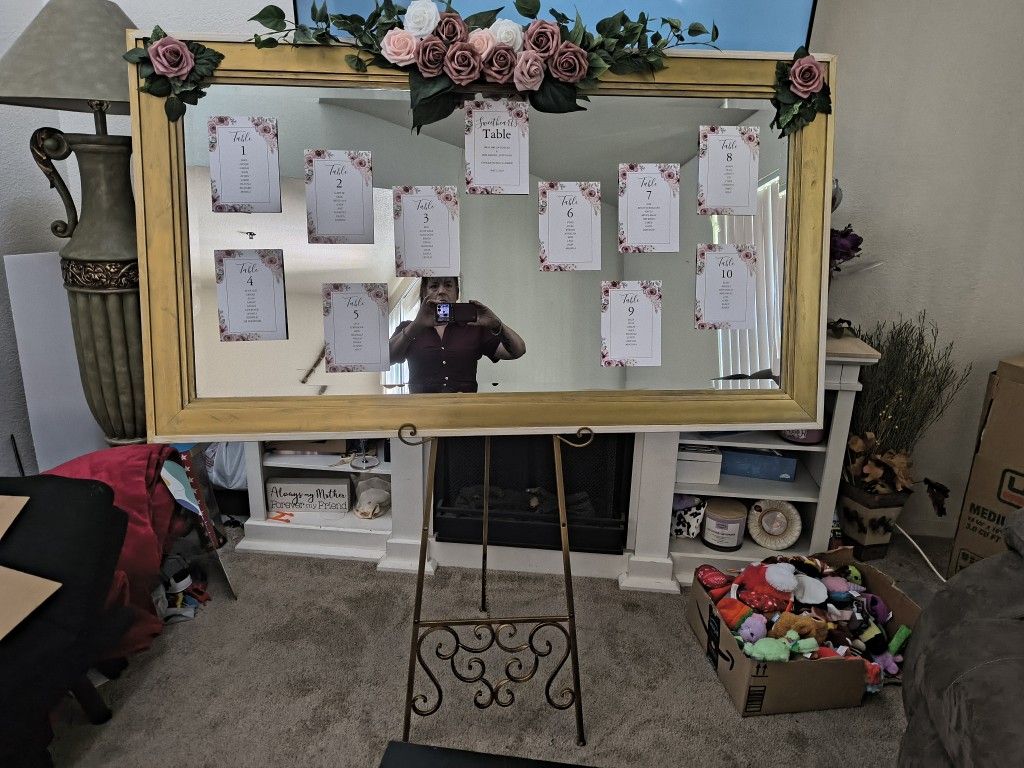 Big Seating Chart Mirror