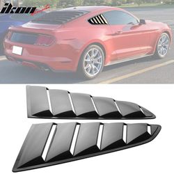 Fits 2015-2023 Ford Mustang Coupe OE Style Side Quarter Window Louver Scoop Cover PP