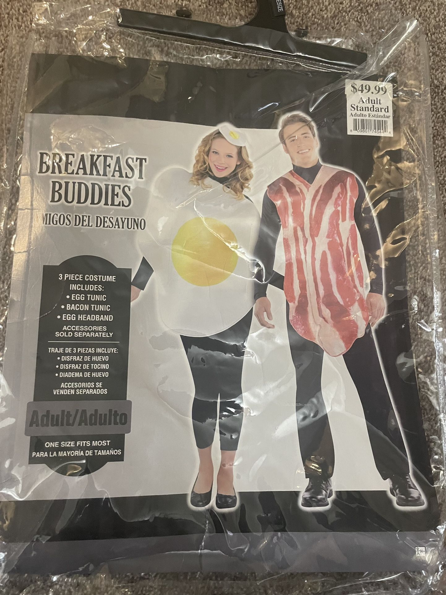 Egg & Bacon costume Halloween