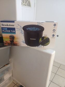 Brookstone cold plunge tub portable