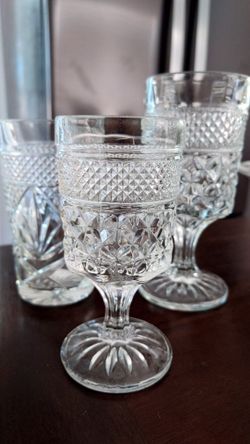 Vintage Anchor Hocking Wexford Glasses 1960