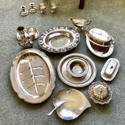 Silver, Mostly Plated,  Excellent 