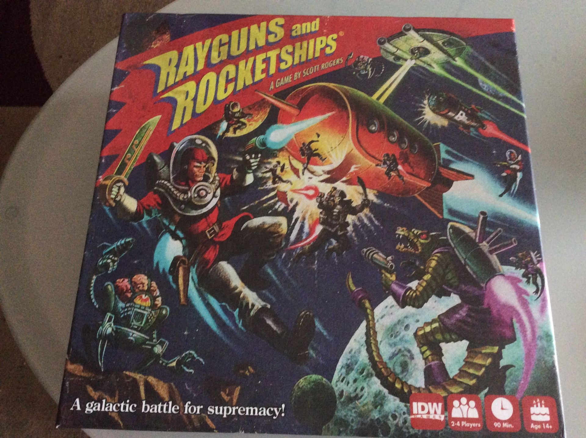 Board game - rayguns and rocketships