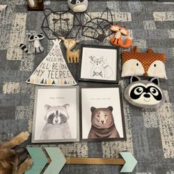 Lot of Woodland Decor 