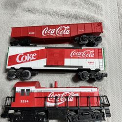 Vintage K Line mixed "CocaCola" Freight trains set
