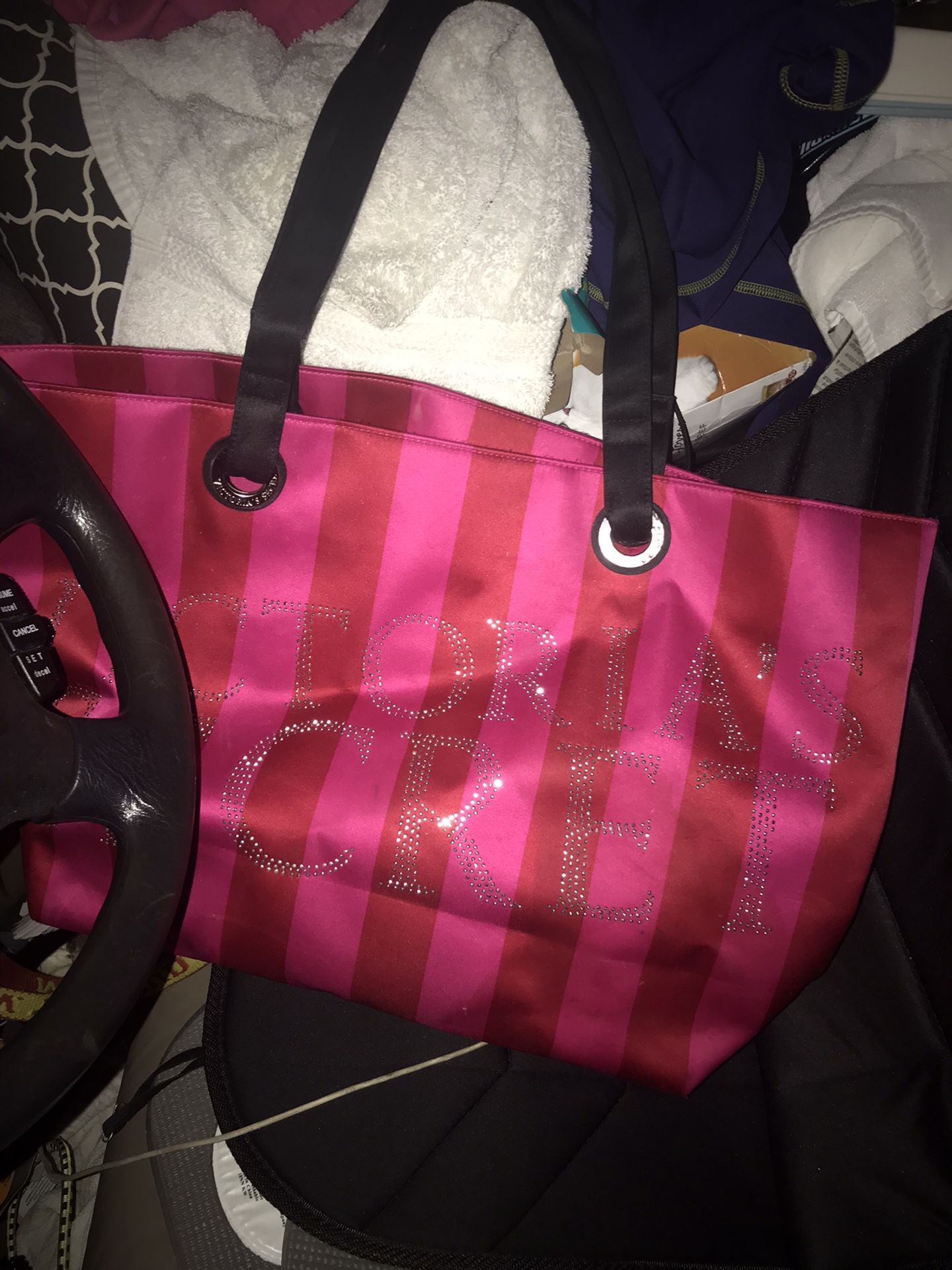 Lnew Large Victoria’s Secrets Cloth Tote Bag Only $20 Firm