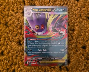 Pokemon Mega Gengar ex - Prize Pack Series 9 stamped