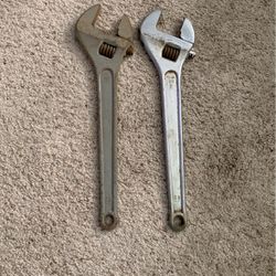 Proto  18” Adjustable Wrenches