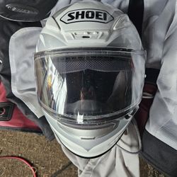 Shoei Helmet/ Bilt Jacket