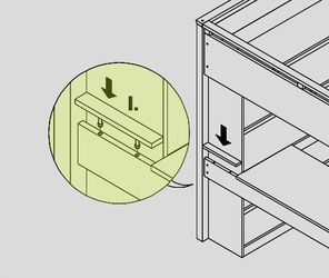 Missing Part “I”for Pottery Barn Teen Sleep & Study Loft Bed