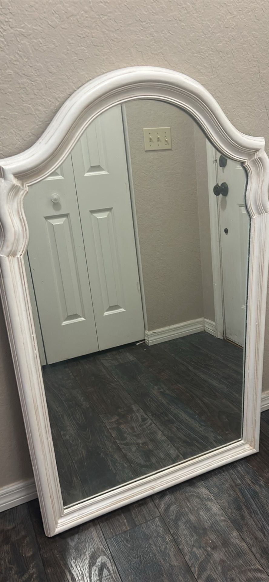 Antique White Mirror