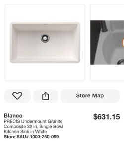 Blanco PRECIS 32" Single Bowl Undermount Kitchen Sink