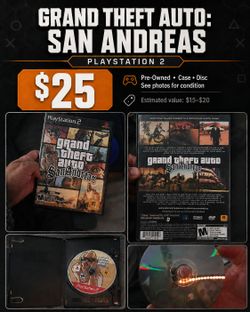 Grand Theft Auto: San Andreas – PS2