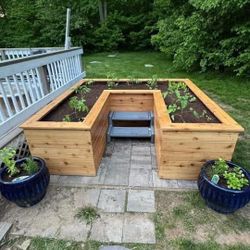 Custom Size Planter Box With Wheel Restaurant Home Decor Outdoor Raised Bed Vegetables Herb AC pool equipment heater cover