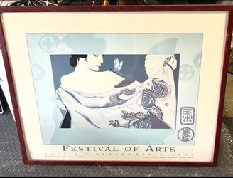 2000 FESTIVAL OF ARTS PAGEANT MASTERS POSTER LAGUNA BEACH - ORIGINAL MINT ROLLED