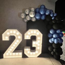 4FT Wooden Graduation 23 Marquee Numbers