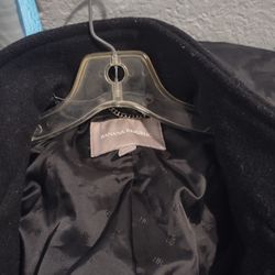 Black Medium Long Coat Banana  Republic Ladies Used  $40 Pharr Texas 78577