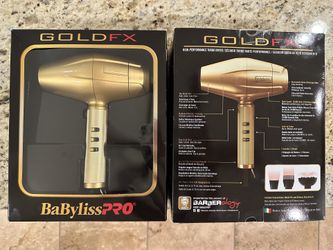 BaBylissPRO GOLDFX And ROSEFX Metal Collection Hair Dryers