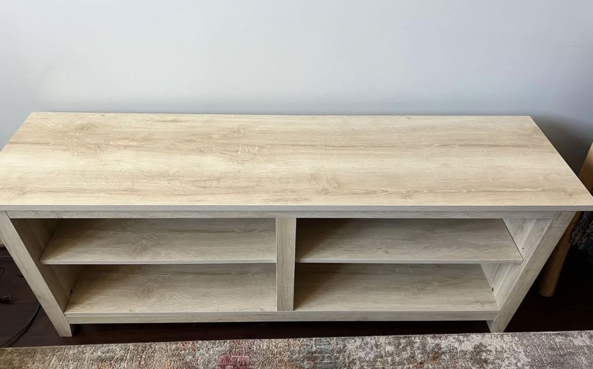 Wood Media Console Table (TV stand)