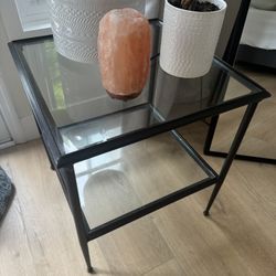 Glass Side Table