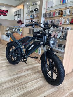 Deepower Electric Bike 35MPH Long Range Ebike Financing Deal $1-$100 Down