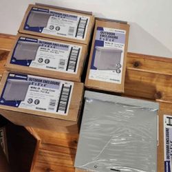 (5) Wiegman Outdoor Electrical Enclosures