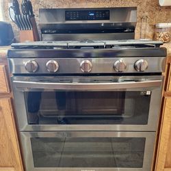Samsung Smart Double Gas oven