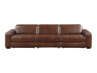 Sutton Brown Power Double Reclining Sofa