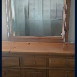 Vanity Mirror & Night Stands 