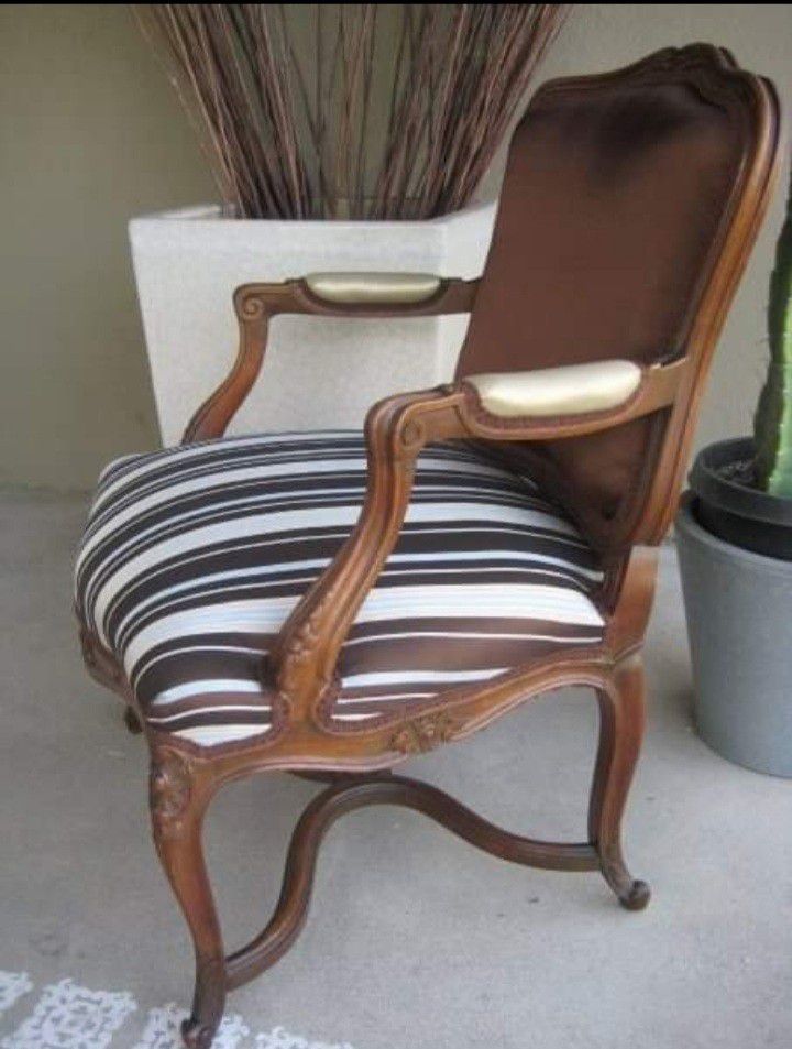 Antique Chair Reupholstered