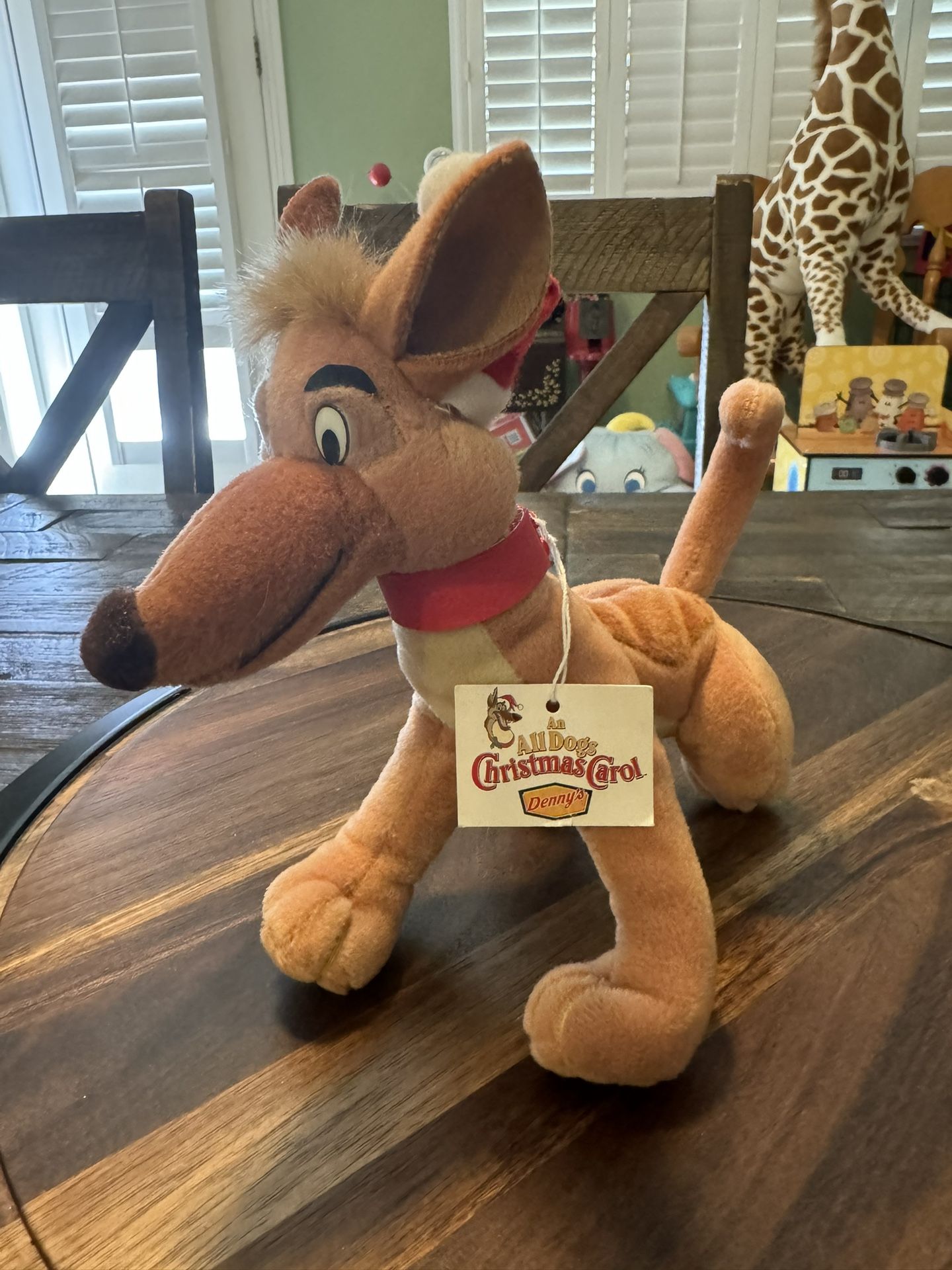 Vintage 1998 Denny’s All Dogs Go To Heaven Charlie Plush