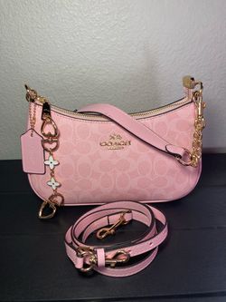 Coach Pink Signature Crossbody Bag