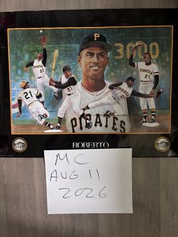 Roberto Clemente Vintage poster