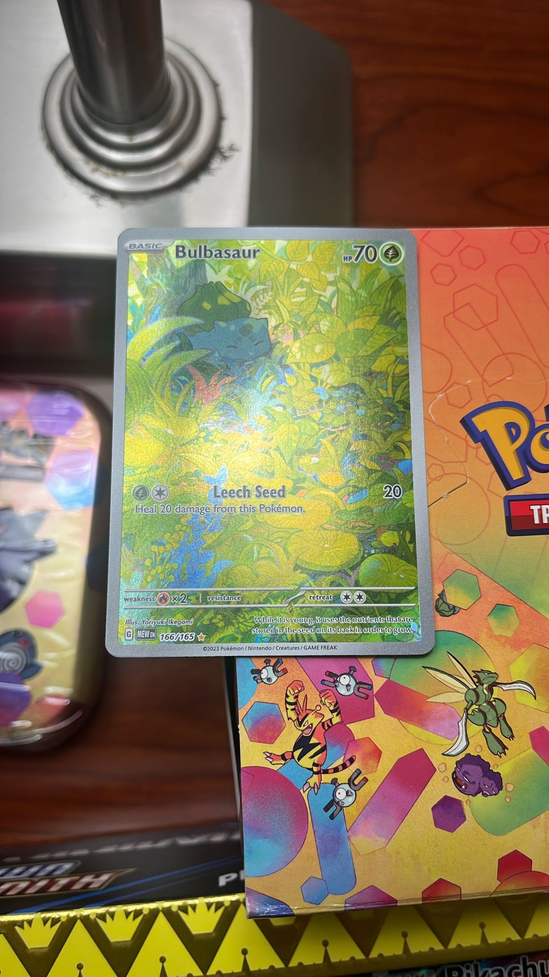 Pokemon Card ! Bulbasaur 166/165