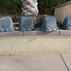 Outdoor Bluetooth  Rock Speakers (4) Waterproof 