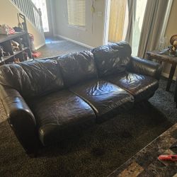 Leather Couch 