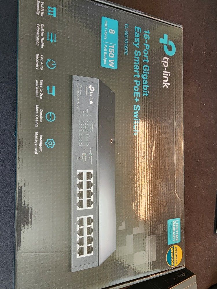 TP-Link 16-Port Easy Smart PoE+ Switch