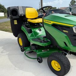 Tractor Para Cortar Hierva Casi Nuevo Y Con Sus Bolsas Para Fecojer Hierva