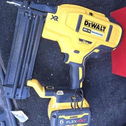 Dewalt 20v Brad New Nail Gun Battery Flex 6.0 No Charger
