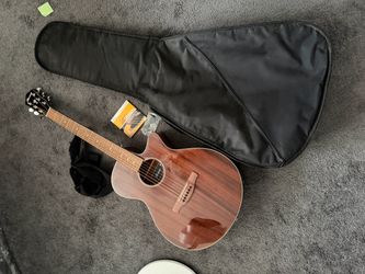 Ibanex AEG62-NMH Acoustic-Electric Guitar + Gig Bag & Extras