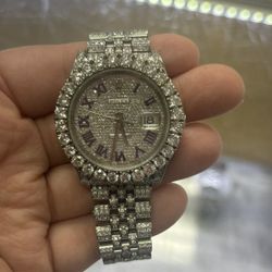 Iced out rolex 