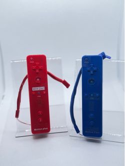 2 Aftermarket Motion Plus Wii Remotes + 2 Nunchucks (Tested