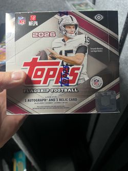 2026 Topps Flagship Football Hobby Jumbo Box