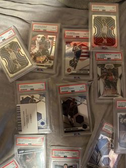 Sports card slab collection