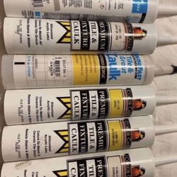 New Color Caulk Assorted Colors Sanded Premium Tile And Fixture Caulk