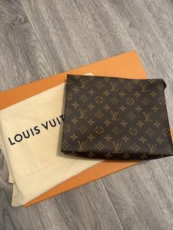 Authentic Louis Vuitton LV Toiletry Pouch 26 Poche Toilette GM Makeup Make Up Bag Purse Handbag