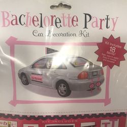 Still Available! Bachelorette party car decoration kit